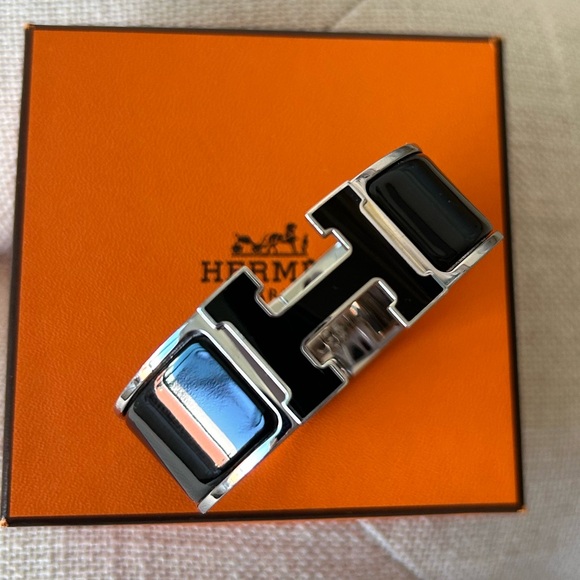 HERMES CLIC CLAC H WIDE BRACELET - Picture 7 of 12